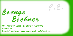csenge eichner business card